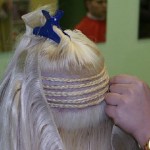 французское наращивание волос